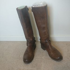 Frye brown sz 9 leather boots